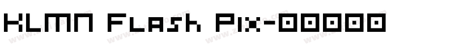 KLMN Flash Pix字体转换